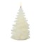 Raz 8&#x22; Ivory White Battery Operated Flameless Christmas Tree Wax Candle